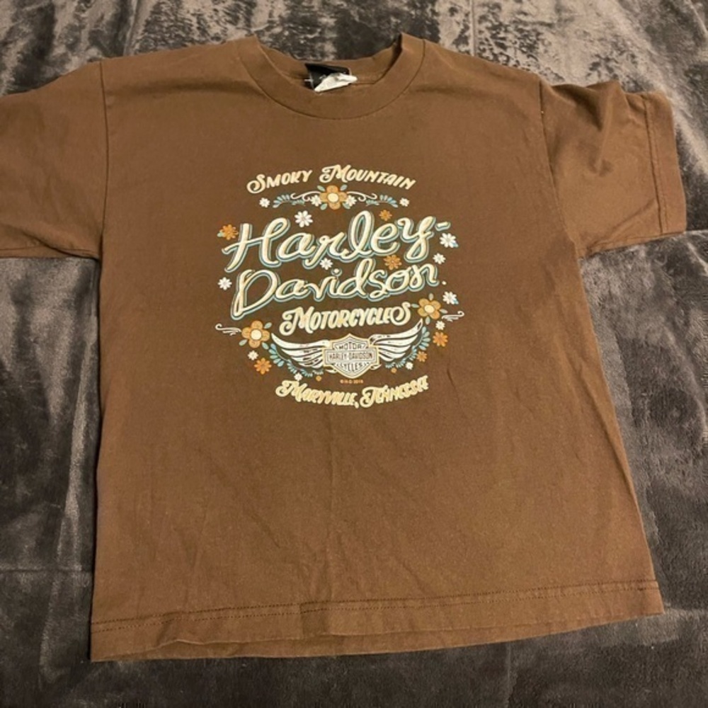 NEW Women’s Smoky Mountain Harley Davidson tshirt Size Med